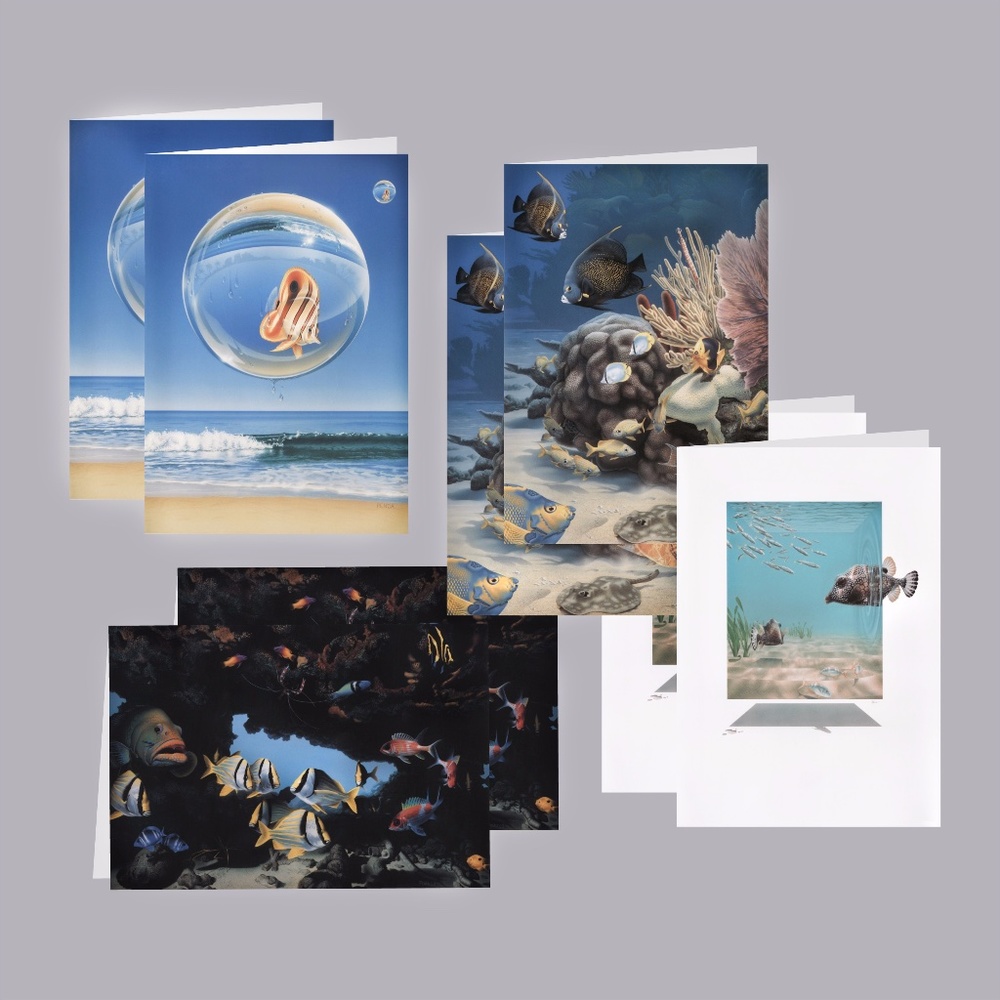 Ocean Sanctuary Note Cards:  8 note cards/blank + envelopes (new)
